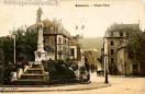 Carte postale ancienne - Besançon. - Place Flore