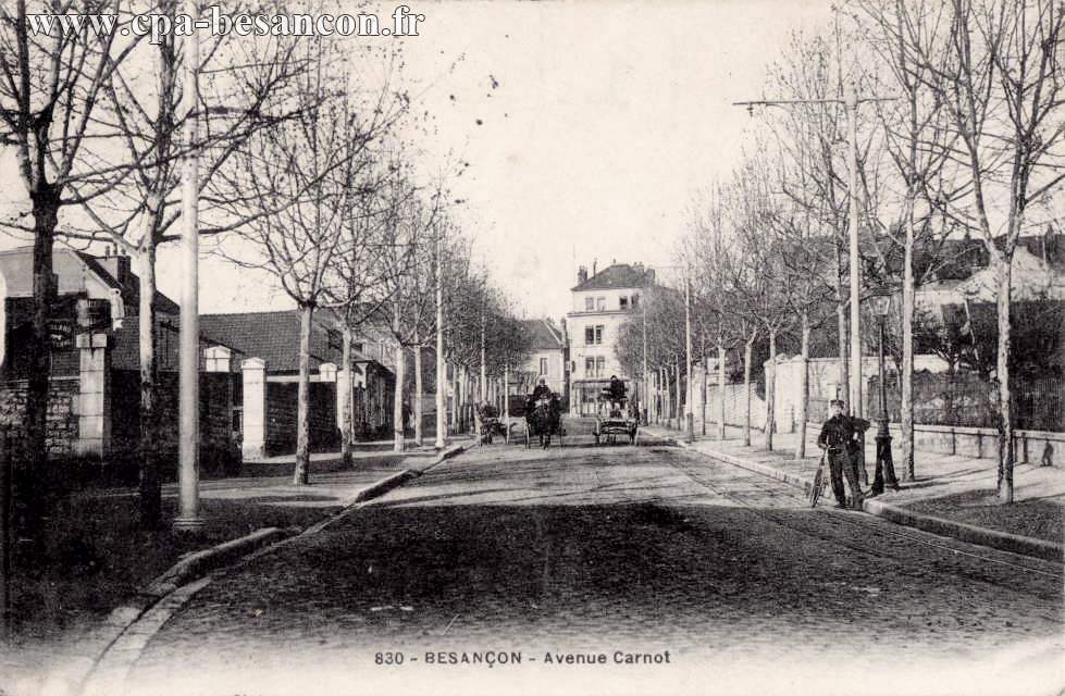 Besançon avenue carnot