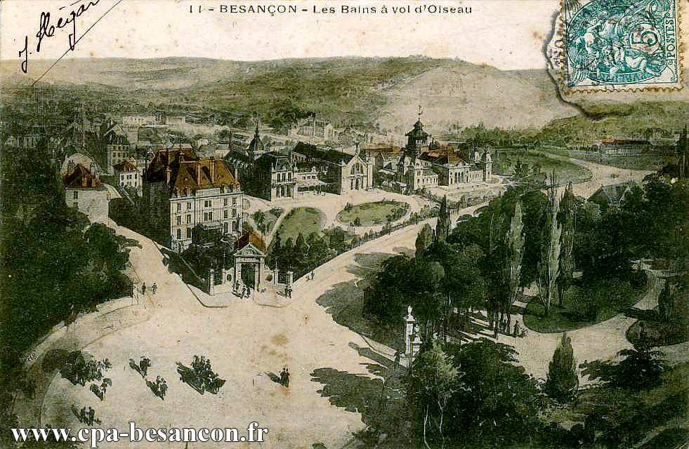 41 BESANÇON - Les Bains à Vol d'Oiseau