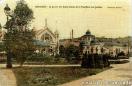 Carte postale ancienne Besançon - Rambaud - BESANÇON - Le Casino des Bains Salins de la Mouillère. Les Jardins