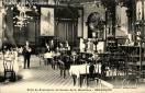 Carte postale ancienne Besançon - L. BAUER - Salle du Restaurant du Casino de la Mouillère - BESANÇON