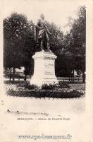 Carte postale ancienne - BESANÇON. - Statue du Général Pajol