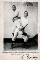 Carte postale ancienne - Grand Concours International de Gymnastique - BESANÇON....