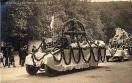 Carte postale ancienne - Besançon concours d'automobiles fleuries