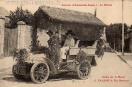 Carte postale ancienne - Concours d'Automobiles fleuries - La Moisson