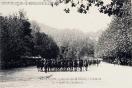 Carte postale ancienne - BESANÇON. - Revue du 14 Juillet à Chamars - 1. - Défilé...