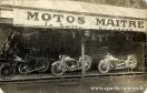 Carte postale ancienne - MOTOS MAITRE - La butte besançon