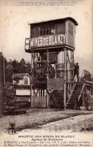 Carte postale ancienne - SOCIÉTÉ DES MINES DE BLANZY. Agence de Besançon. BUREAU...