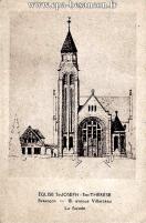 Carte postale ancienne - ÉGLISE St-JOSEPH - Ste-THÉRÈSE - Besançon - 18, avenue ...