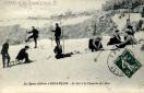 Carte postale ancienne - Les Sports d'Hiver à BESANÇON. - Le Ski à la Chapelle-d...