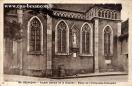 Carte postale ancienne Besançon - Helbey - 124. BESANÇON - Façade latérale de la Chapelle - Statue de l'immaculée-Conception