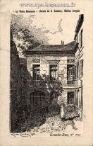 Carte postale ancienne Besançon - JACQUIN - "Le Vieux Besançon" (dessin de G. Coindre). Grande-Rue, n°102