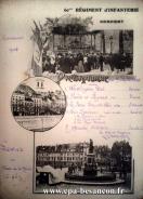 Carte postale ancienne - 60me RÉGIMENT D'INFANTERIE CONCERT - Programme du 9 Sep...