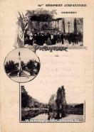 Carte postale ancienne - 60me RÉGIMENT D'INFANTERIE CONCERT