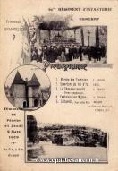 Carte postale ancienne - 60me RÉGIMENT D'INFANTERIE CONCERT - Programme - Dimanc...