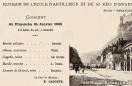 Carte postale ancienne - Musique de l’École d'Artillerie et du 60e Régt d'Infant...