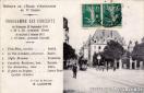 Carte postale ancienne - Musique de l'Ecole d'Artillerie du 7e Corps - Programme...