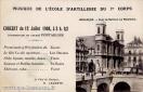Carte postale ancienne - Musique de l’École d'Artillerie du 7e Corps - Besançon....