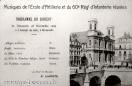 Carte postale ancienne - Musiques de l’École d'Artillerie et du 60e Régt d'Infan...