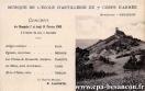 Carte postale ancienne - Musique de l’École d'Artillerie du 7e Corps d'Armée - M...