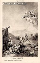 Carte postale ancienne - "La Crèche" - Ier Acte - Scène I - Choeur des Anges