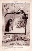 Carte postale ancienne - "La Crèche" - IIe Acte- Scène IV, V - L'Avocat Bartholo...