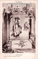 Carte postale ancienne - "La Crèche" - IIe Acte - Scène X - La Coquette