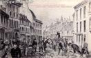 Carte postale ancienne Besançon - Ch. DUCAT - Scènes Bisontines - Collection des Etudes de Ch. DUCAT - Croquis du Matin - Musique des Rues - Hygiène Moderne