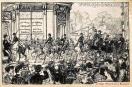 Carte postale ancienne - Cortège Ministériel à Besançon
