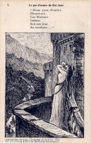 Carte postale ancienne - I. Le pas d'armes du Roi Jean - Victor Hugo. Illustrati...