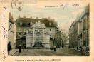 Carte postale ancienne - Besançon - Fontaine de la Place de l'Etat-Major et rue ...