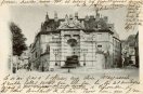 Carte postale ancienne - BESANÇON -  Fontaine de la Place de l'Etat-Major