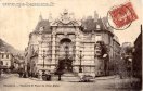 Carte postale ancienne - Besançon. - Fontaine et Place de l’État-Major.