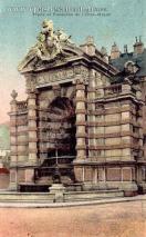 Carte postale ancienne - 223. - BESANÇON-les-BAINS - Place et Fontaine de l’État...