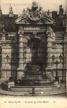 Carte postale ancienne - 70 BESANÇON. - Fontaine de l'Etat-Major.