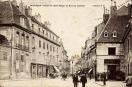Carte postale ancienne - BESANÇON - Place de l'Etat-Major et Rue du Chateur
