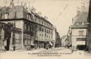 Carte postale ancienne - 836 - BESANÇON - Place de l'Etat-Major. Rue du Capitole...