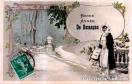 Carte postale ancienne - BONNE ANNÉE de Besançon