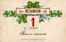 Carte postale ancienne - BESANÇON - 1 Janvier - Bonne année