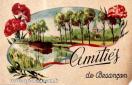 Carte postale ancienne - Amitiés de Besançon