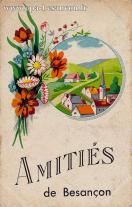 Carte postale ancienne - AMITIÉS de Besançon