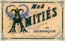 Carte postale ancienne - MES AMITIÉS DE BESANÇON