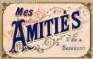 Carte postale ancienne Besançon - V.P.F - Mes AMITIÉS de Besançon