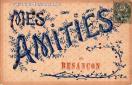 Carte postale ancienne - MES AMITIÉS de BESANÇON