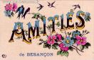 Carte postale ancienne Besançon - G. Harel (Paris) - AMITIÉS de BESANÇON