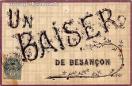 Carte postale ancienne - UN BAISER DE BESANÇON
