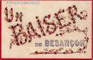 Carte postale ancienne Besançon - V.P.F - UN BAISER DE BESANÇON