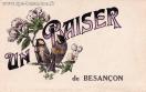 Carte postale ancienne - UN BAISER de BESANÇON
