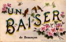 Carte postale ancienne Besançon - G. Harel (Paris) - UN BAISER de BESANÇON