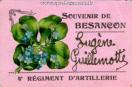 Carte postale ancienne - SOUVENIR DE BESANÇON - Eugène Guillemotte - 4e RÉGIMENT...